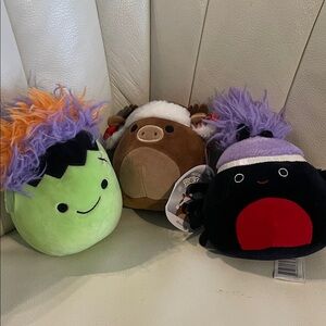 Squishmallows lot of 3 plush